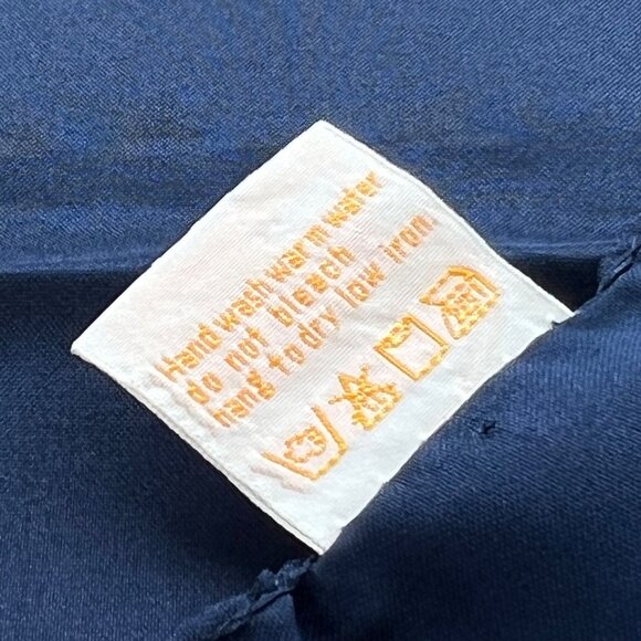 Plentex Square Scarf Size OS Polyester Blue Lightweight Neck Wrap Bandana - Picture 4 of 5